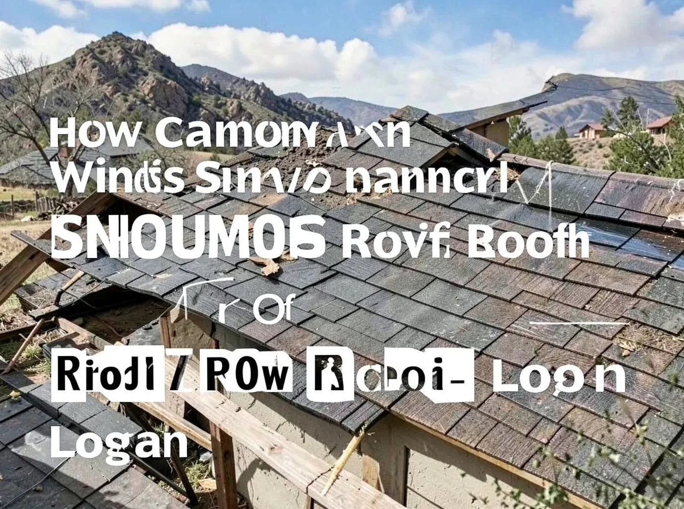 How Canyon Winds and Snowstorms Damage Roofs in Logan