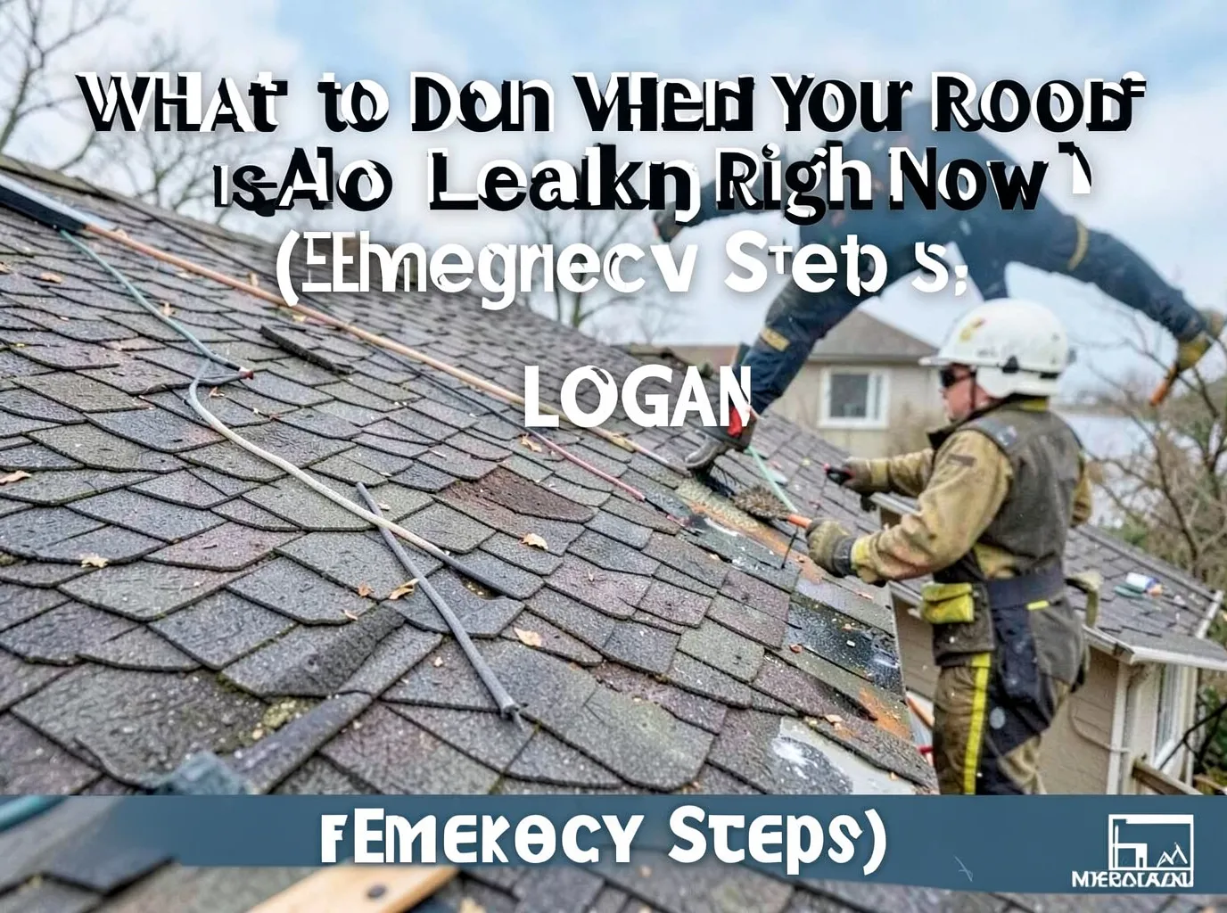 What to Do When Your Roof Is Leaking Right Now (Emergency Steps)